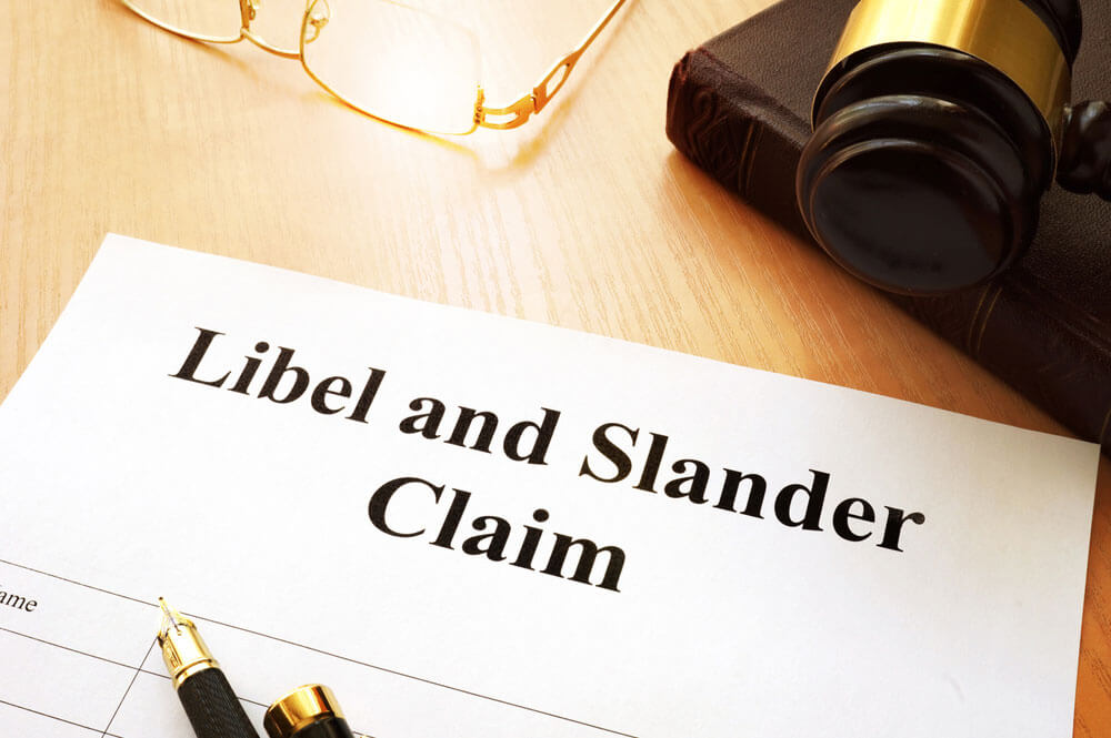 Paper Titled Libel And Slander Claim