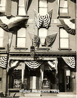 Muller Insurance Office in 1930