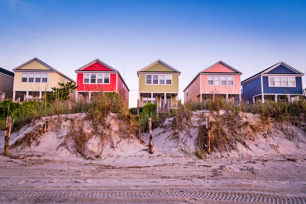Vacation Cottages Along The Beach