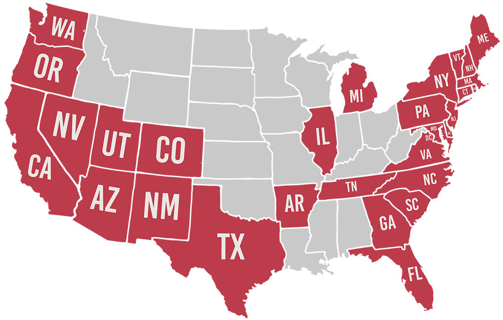 states-map-2025-1000w-1 US map of states we insure in