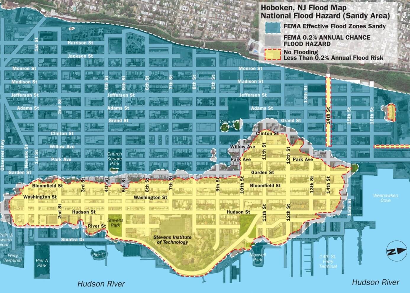 FEMA flood zone map Hoboken NJ — flood insurance requirements — Muller Insurance