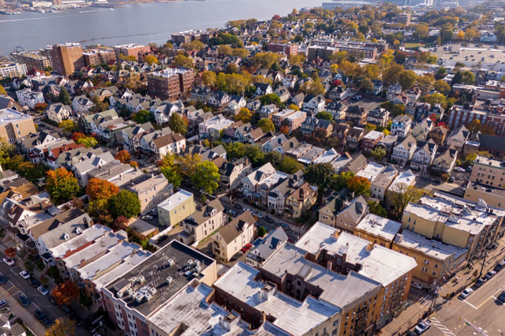 Union City NJ homes along the Hudson River for home and auto insurance